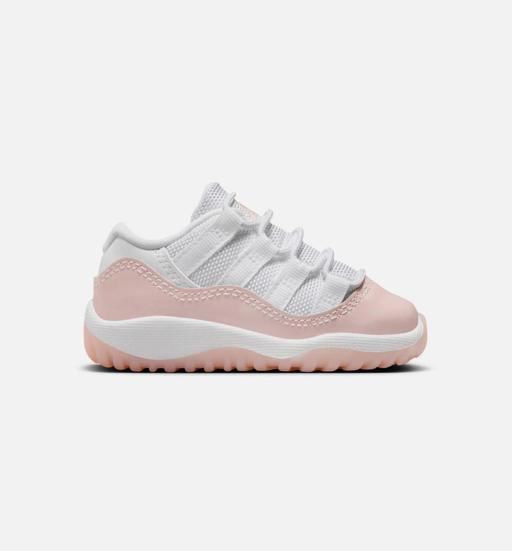 Air Jordan 11 Retro Low Legend Pink Infant Toddler Lifestyle Shoe - White/Legend Pink Versatile Style Comfort Sole