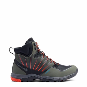 Ariat Womens Skyline Solaris Waterproof Boot Forest / Orange Casual Comfort