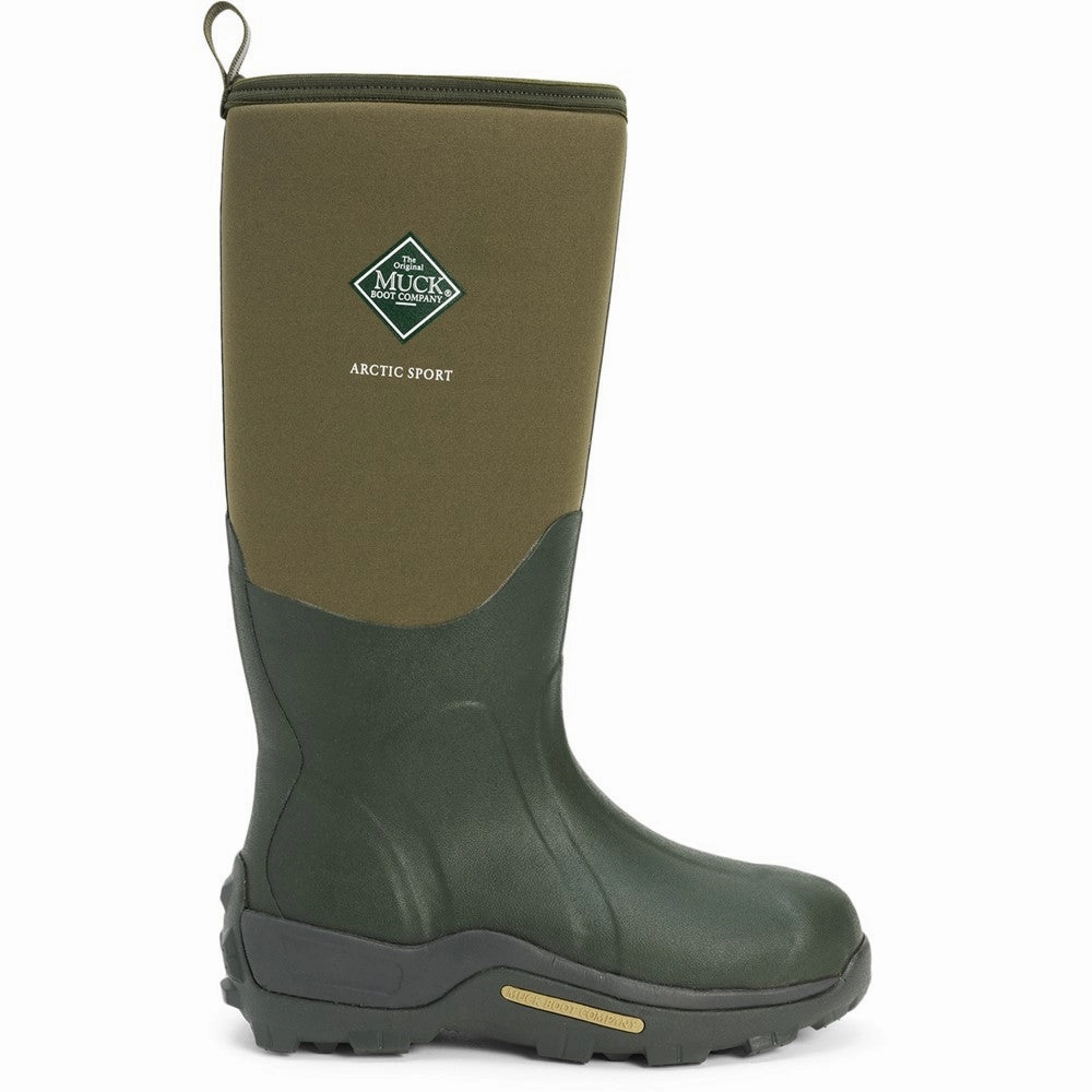 Muck Boots Arctic Sport Pull On Wellington Boot Waterproof Slip Resistant Work