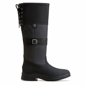 Ariat Womens Langdale Waterproof Boot Charcoal Minimal Footwear Weather Resistant