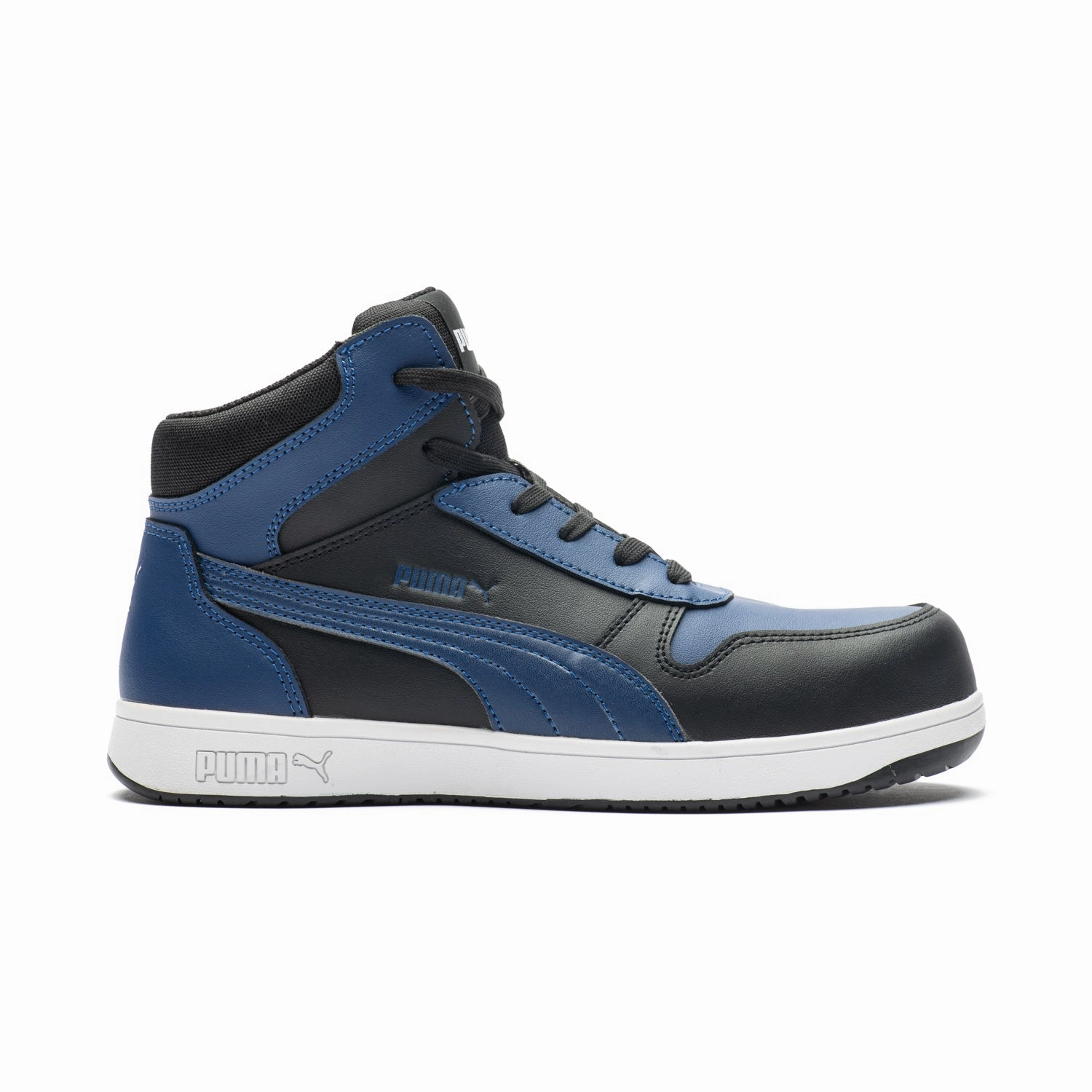Frontcourt Blue/Black Mid Composite Toe Safety Shoes 630073 Leather Shoes