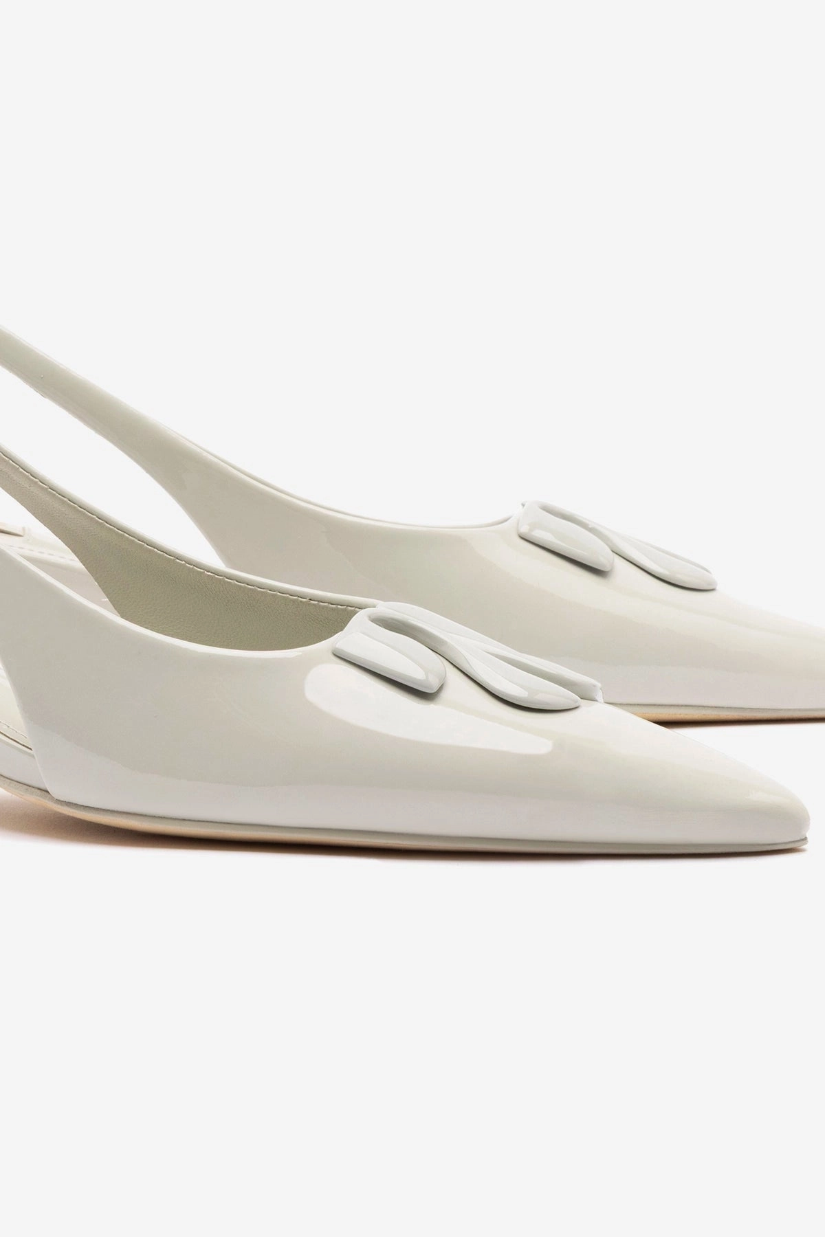 Durable Shoes Kaitlan Ll Low Pump In Gray Patent Leather