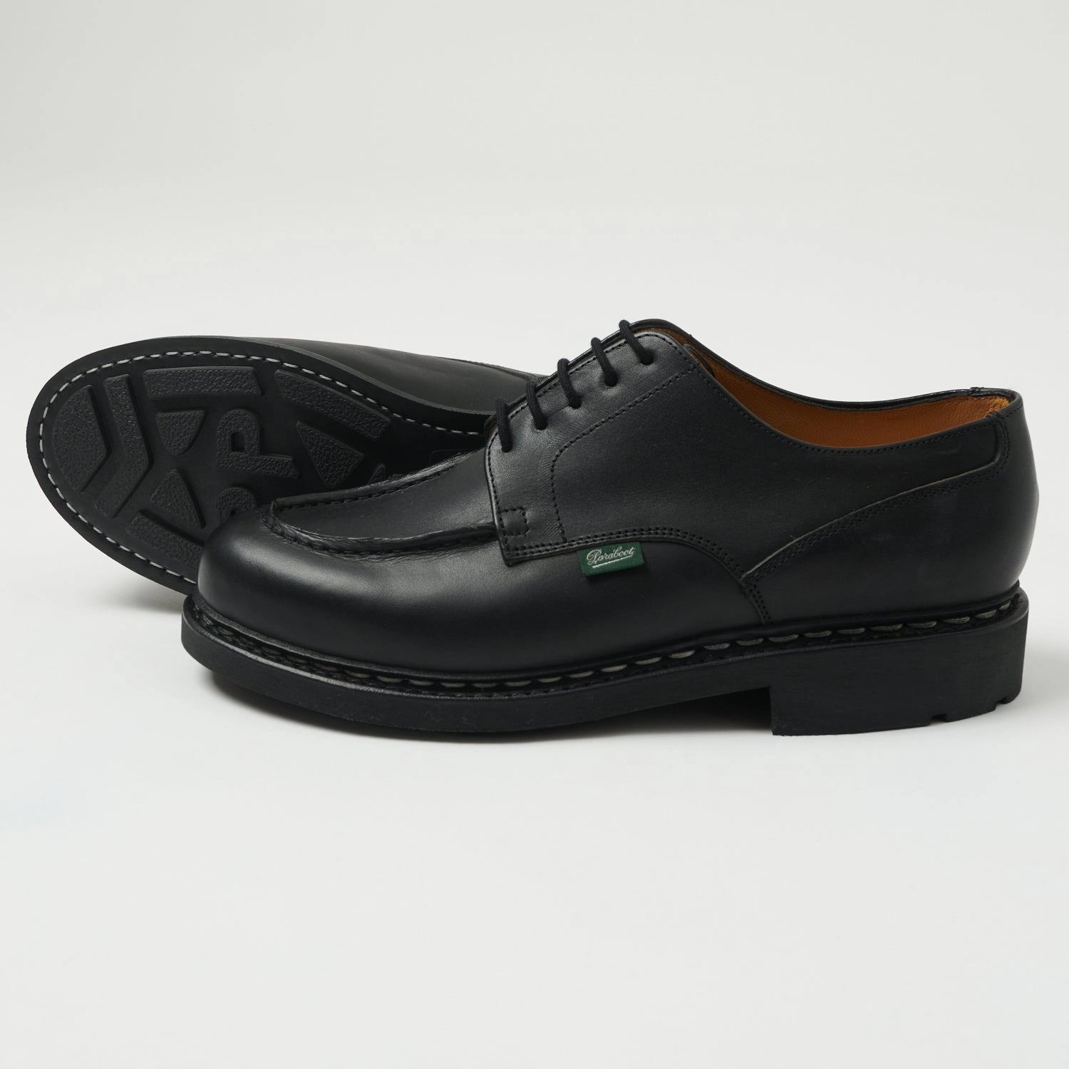 Timeless Paraboot Chambord Tex Shoe - Black Lisse Noir