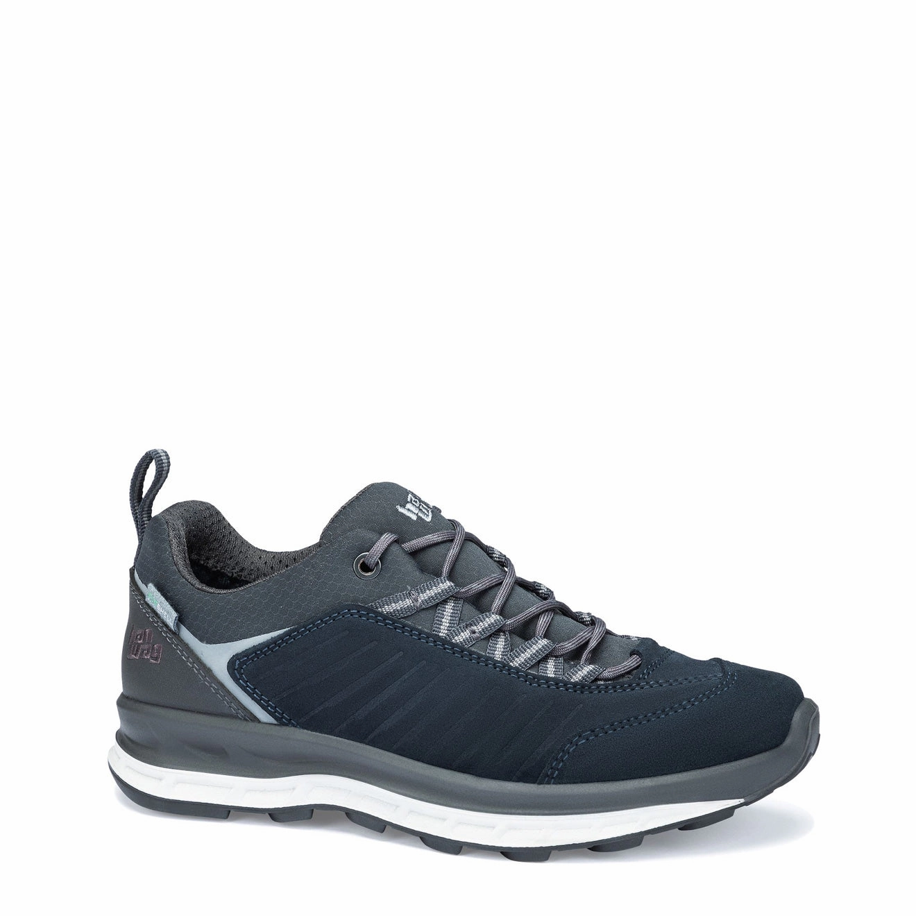 Hanwag Womens Blueridge Low Lady Es Navy / Grey Flat Feet Shoes Easy On Off