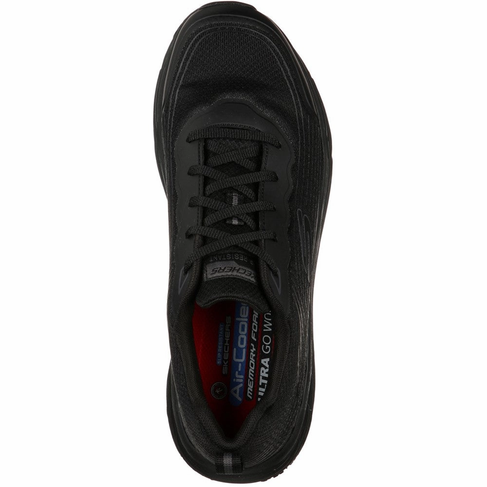 Breathable Mesh Orthotic Friendly Skechers Workwear Work Relaxed Fit Max Cushioning Elite Trainer
