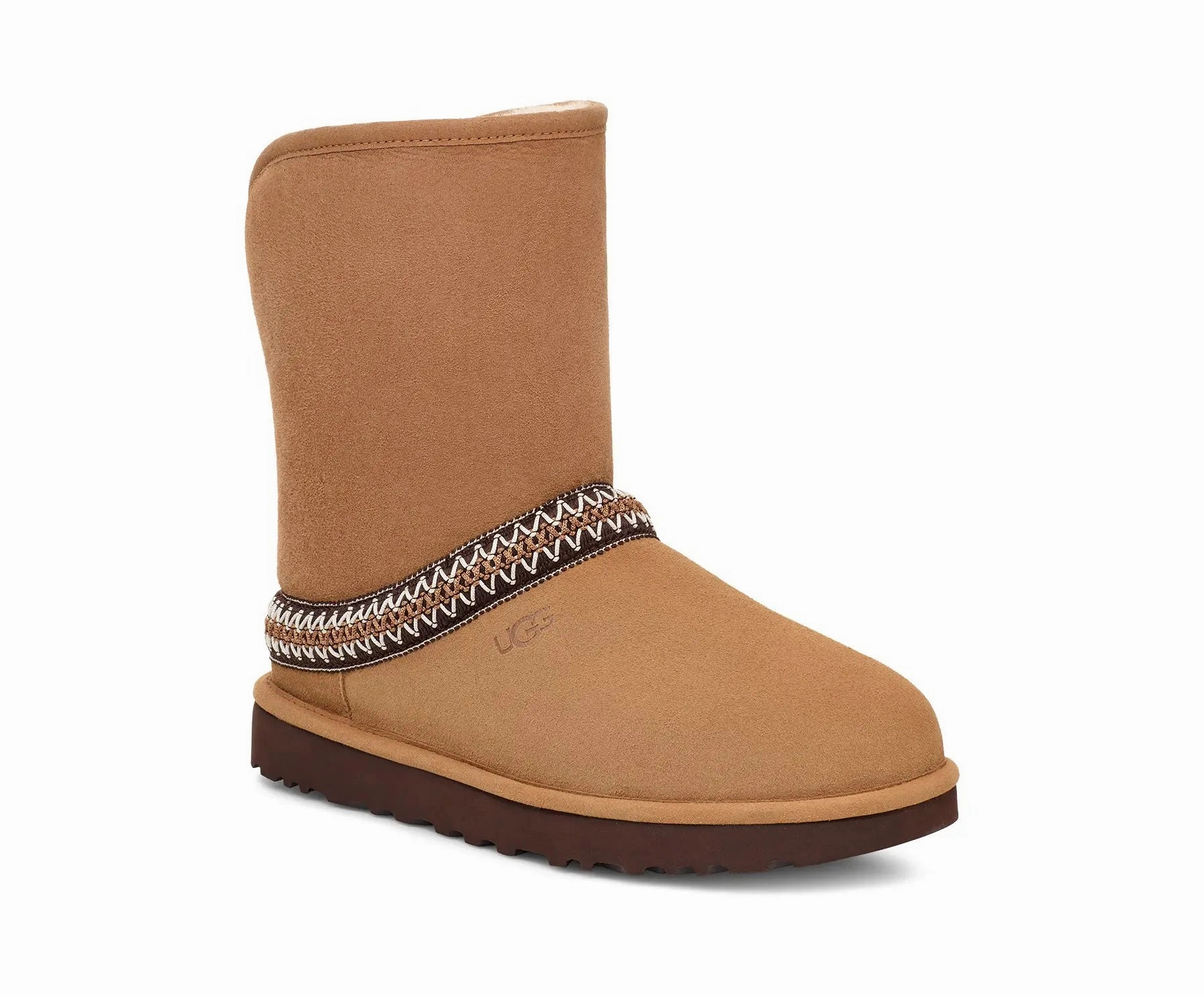 Ugg Women'S Classic Short Crescent ?C Cozy, Chic & Versatile Minimalist Shoes Streetwear Footwear