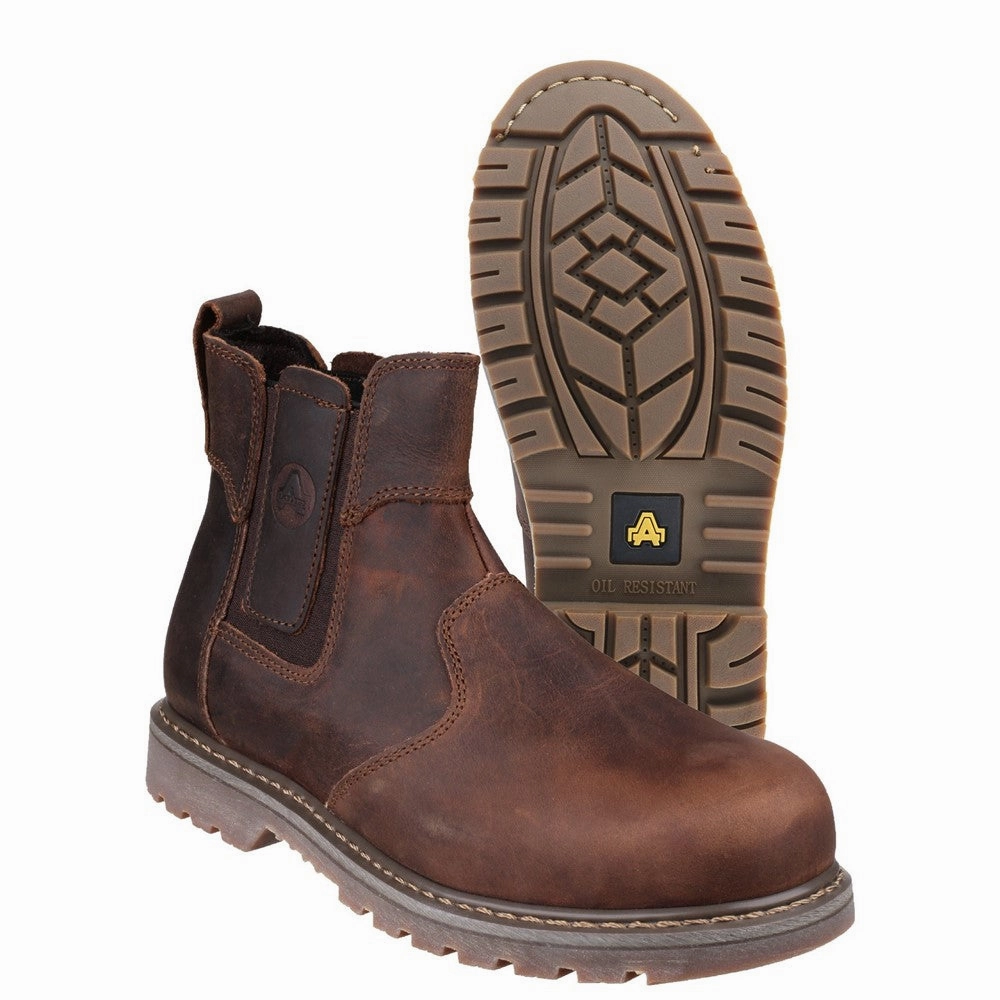Casual Comfort Slip On Shoes Amblers Safety Fs165 Pull-On Safety Dealer