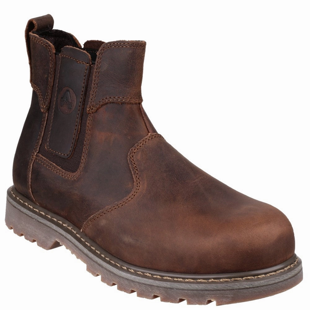 Amblers Safety Fs165 Pull-On Safety Dealer Lightweight Shoes Non Slip