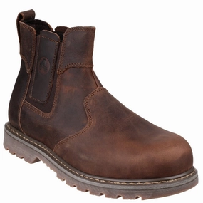 Amblers Safety Fs165 Pull-On Safety Dealer Lightweight Shoes Non Slip