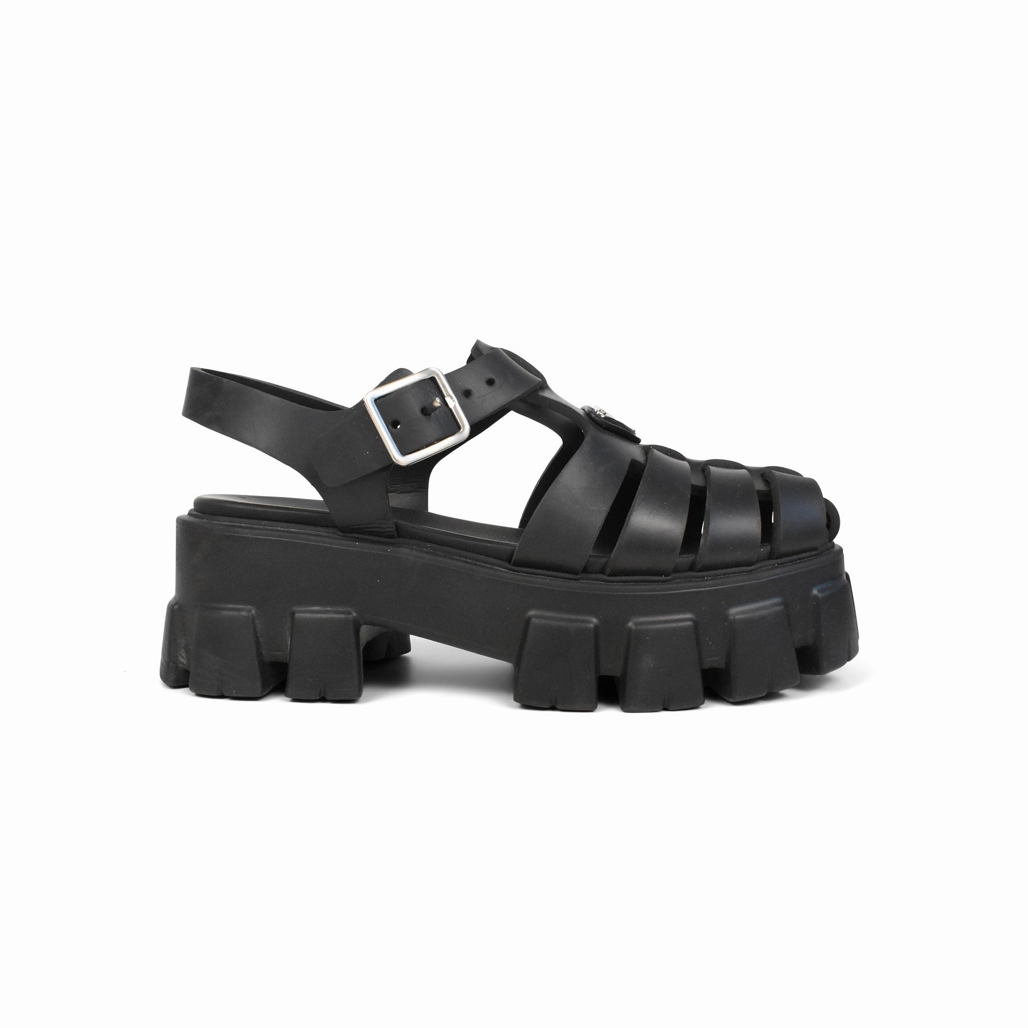 Odor Control Unisex Prada 'Extralight Monolith' Sandal - Women'S 37