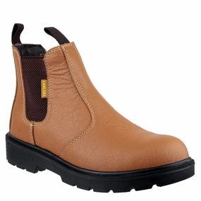 Amblers Safety Fs115 Dual Density Pull On Chelsea Safety Boot Unisex Shoes