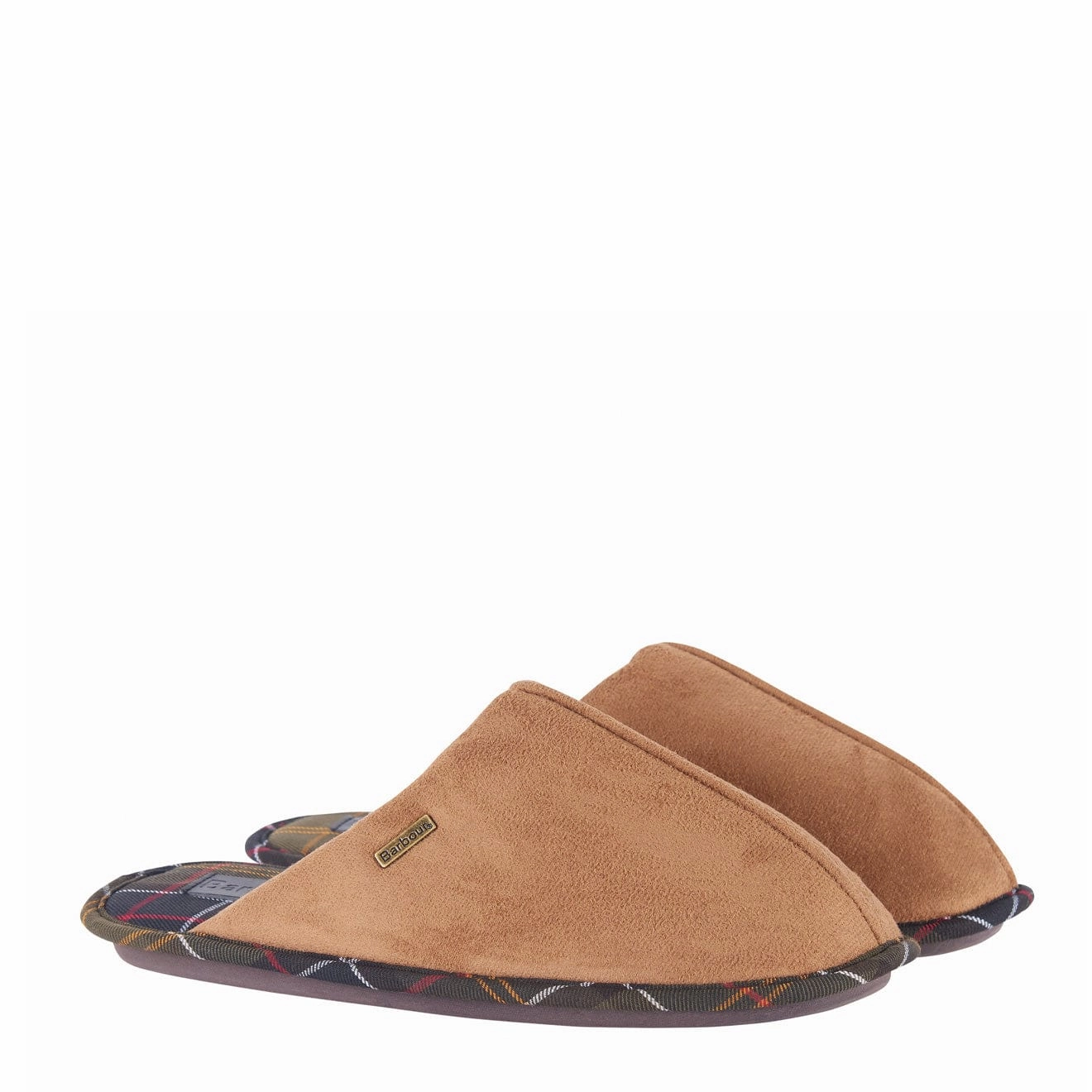 Barbour Foley Slipper Camel Unisex Versatile Style