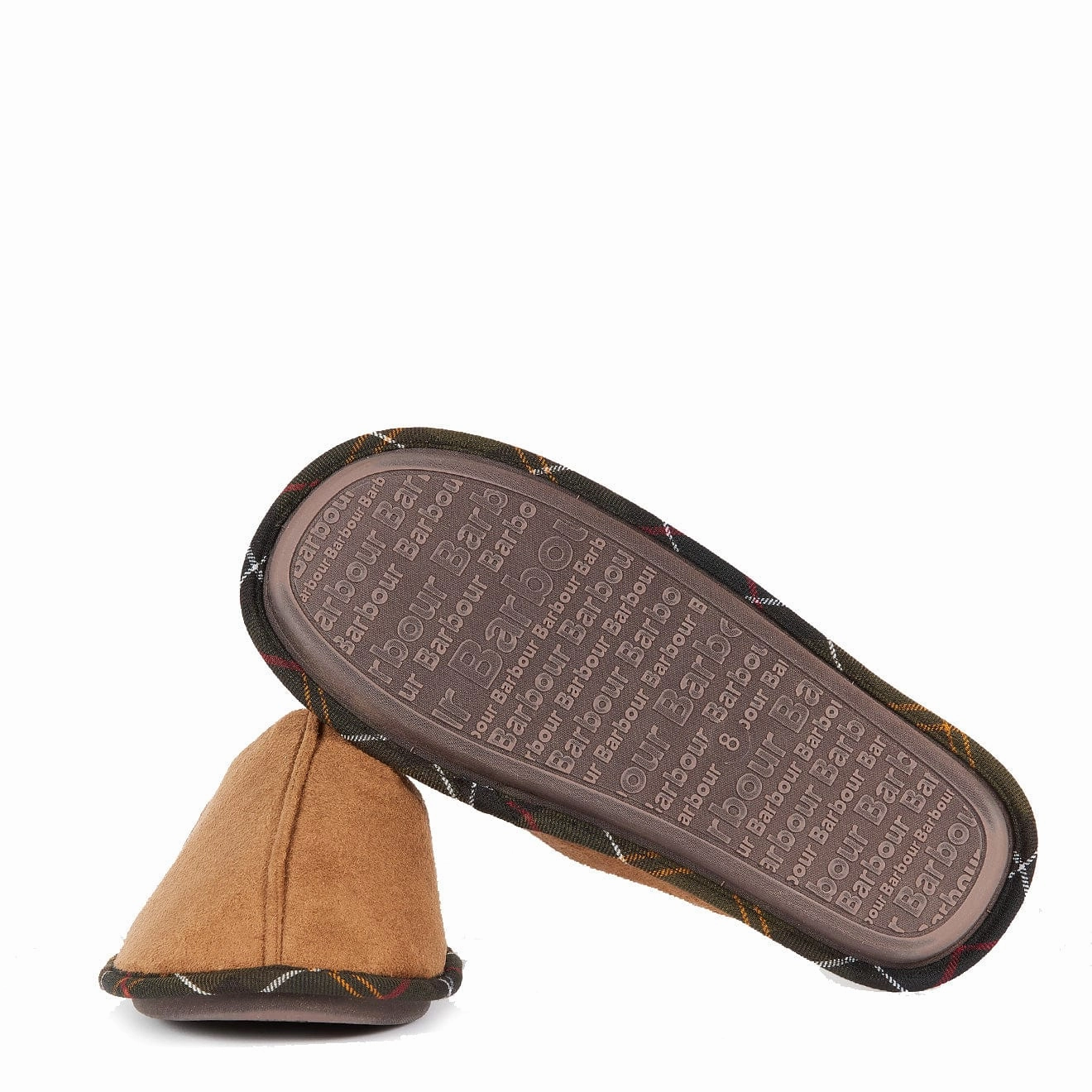 Non Slip Barbour Foley Slipper Camel