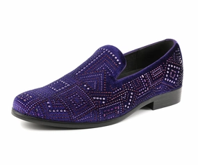 Enzo Purple Shock Absorbing Stylish Footwear