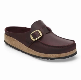 Slip Resistant Work Streetwear Footwear Birkenstock Women'S Buckley Oiled Leather - Medium/Narrow