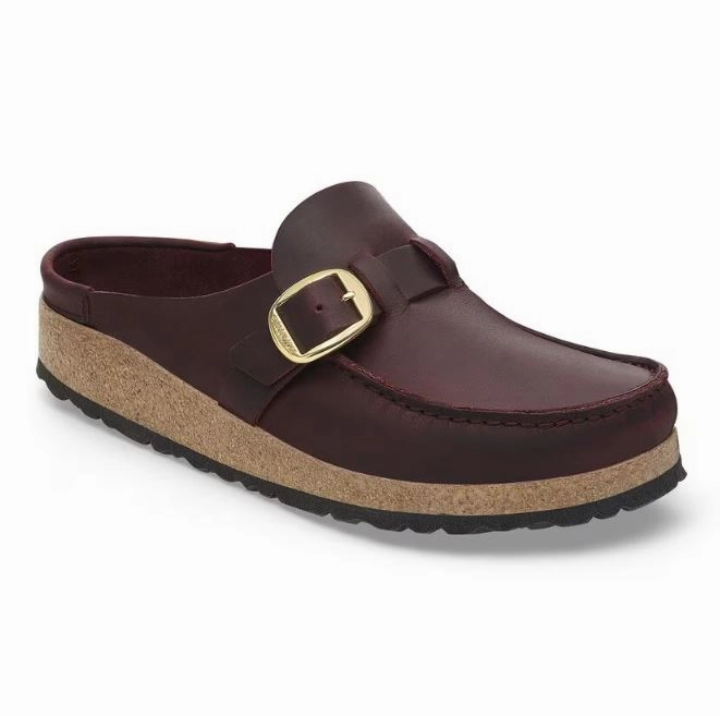 Birkenstock Women'S Buckley Oiled Leather - Medium/Narrow Easy On Off Stylish Footwear
