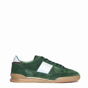 Paul Smith Dover Trainer Light Blue Emerald Green Easy On Off Shock Absorbing