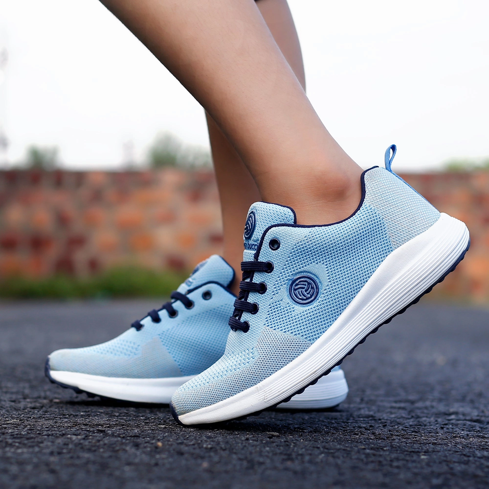 Bacca Bucci Tokyo Women Shoes | Sky Blue Casual Sneakers For Women Easy On/Off Stylish Footwear
