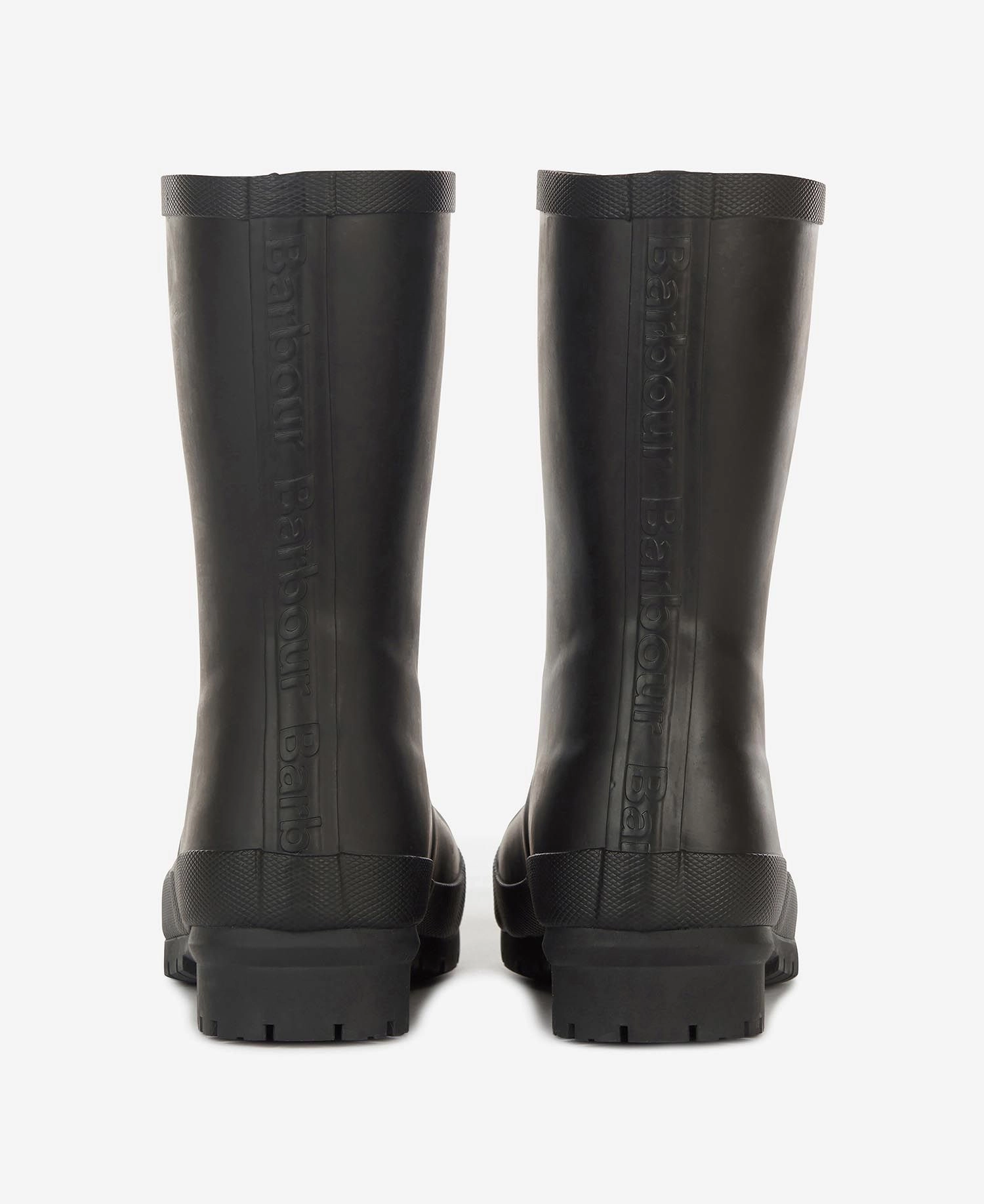 Wide Fit Sustainable Shoes Barbour Banbury Wellington Boots Black Lrf0084 Bk11