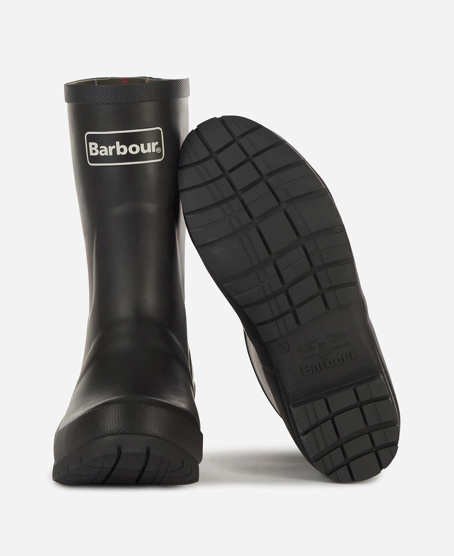 Barbour Banbury Wellington Boots Black Lrf0084 Bk11 Secure Fit Comfort Heel