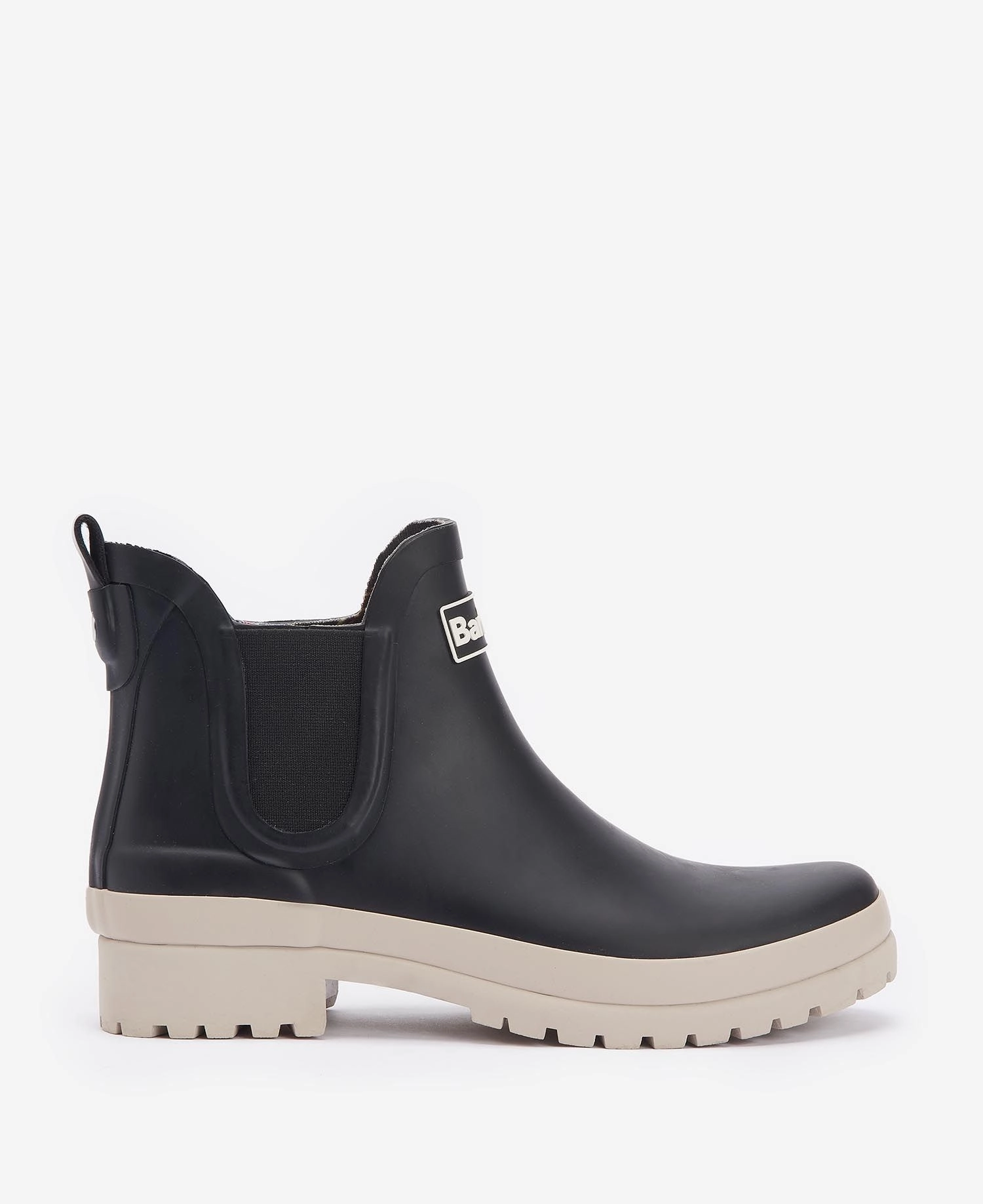 Lightweight Barbor Mallow Wellingtons Black/White Pepper Lrf0091 Bk32