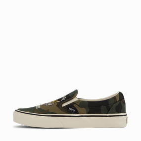 Odor Control Keaton Camo Canvas Slip-On Sneaker Camo Tiger