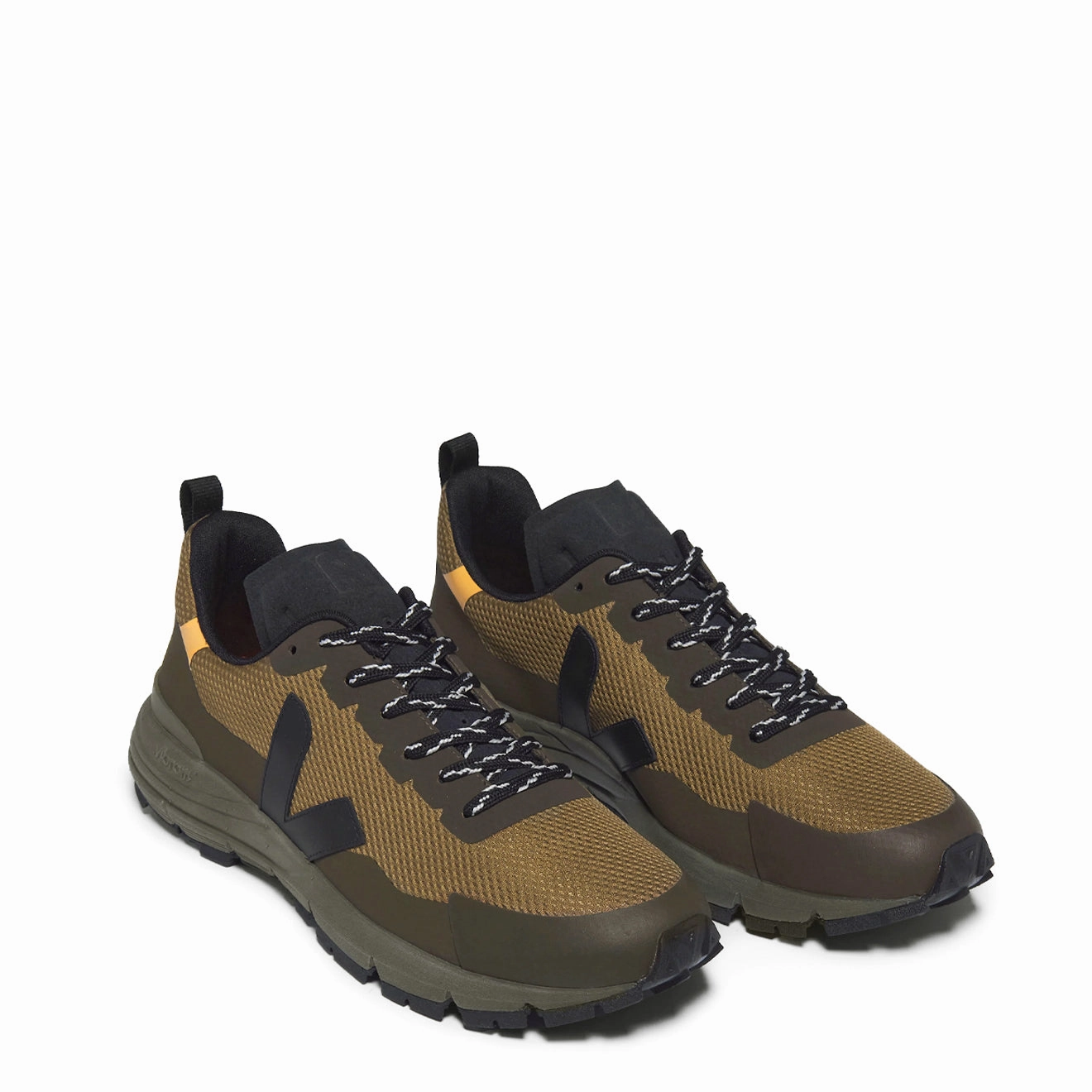 Veja Dekkan Alveomesh Trainer Tent Black Ouro Flat Feet Shoes Memory Foam
