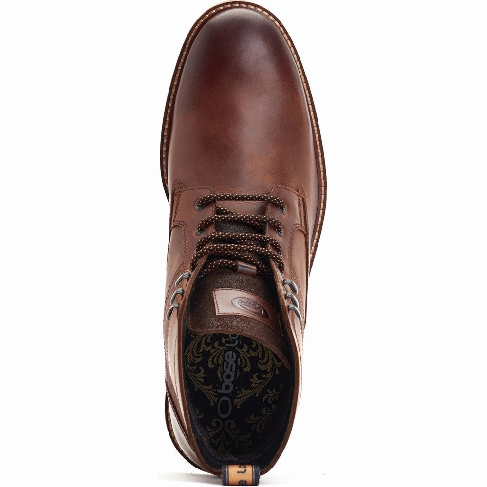 Base London Dickson Pull Up Boots Travel Footwear Odor Resistant