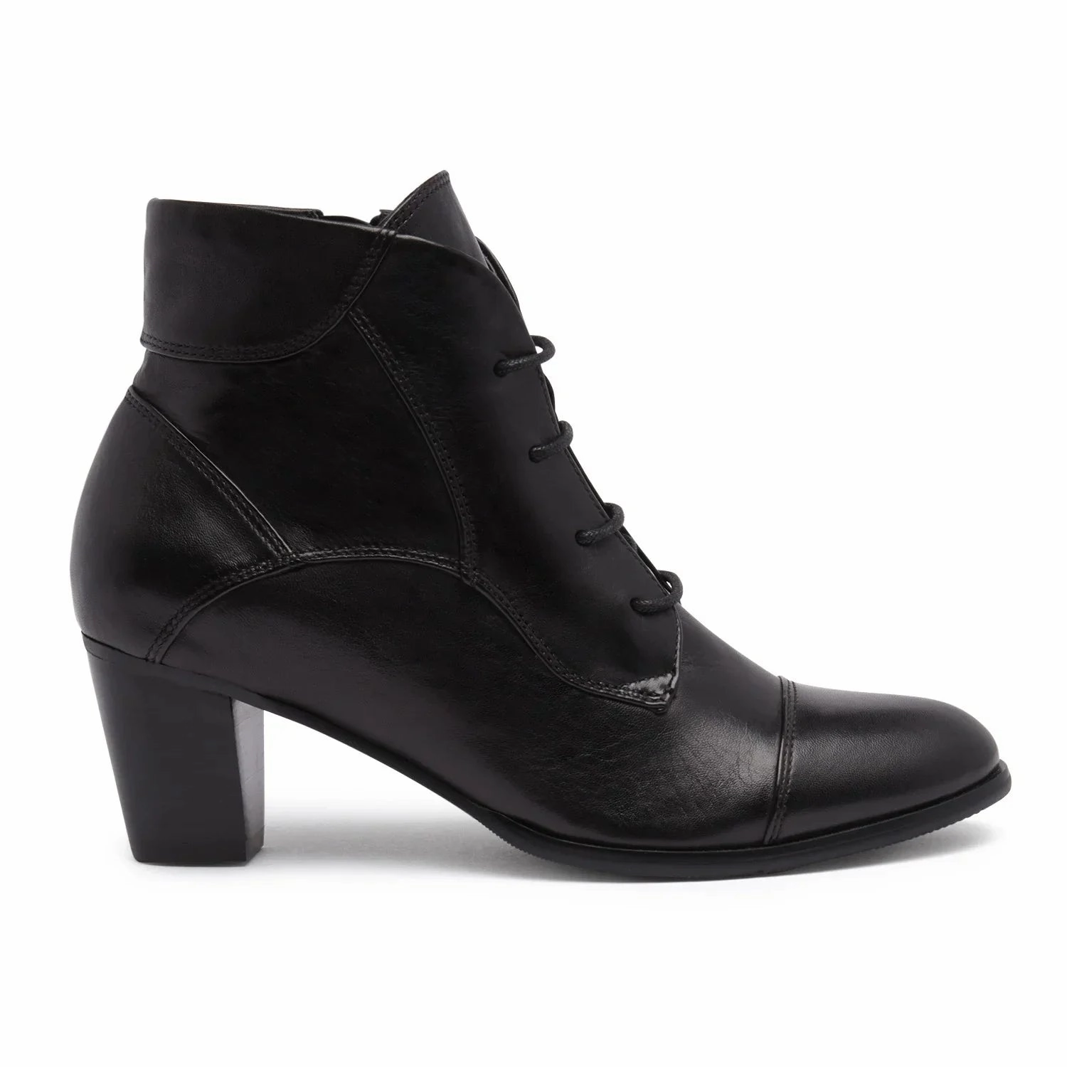 Regarde Le Ciel | Women'S Boots | Sonia 123 Glove Black | Black Breathable