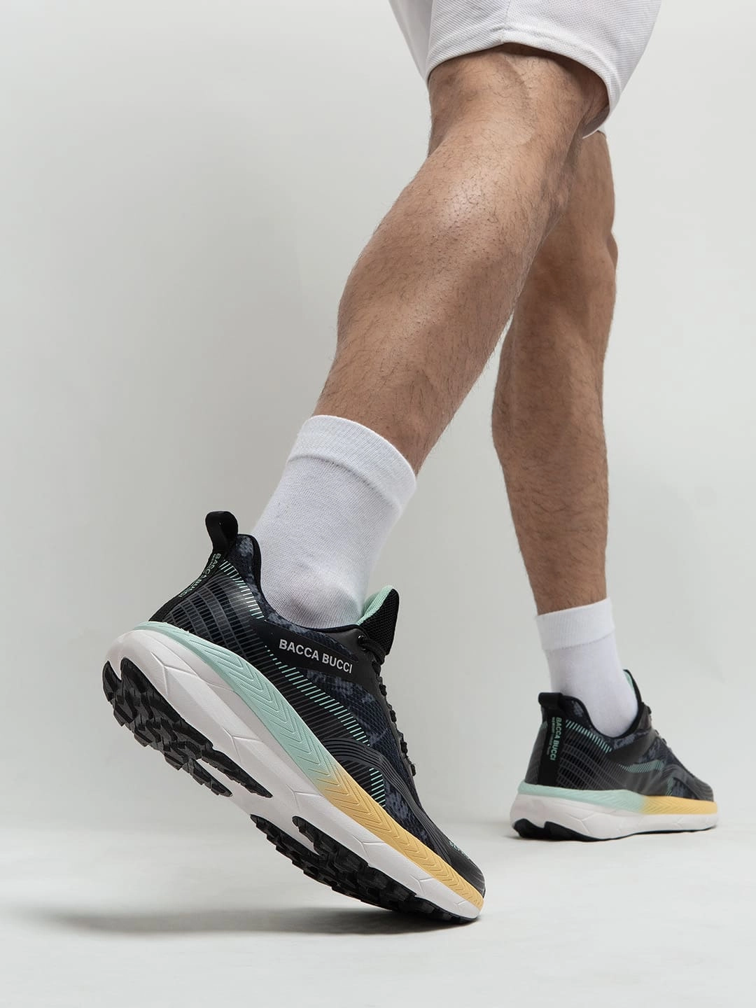 Bacca Bucci Ikatron ?C Men'S Athleisure Sports Shoes With Dual-Density Sole Minimalist