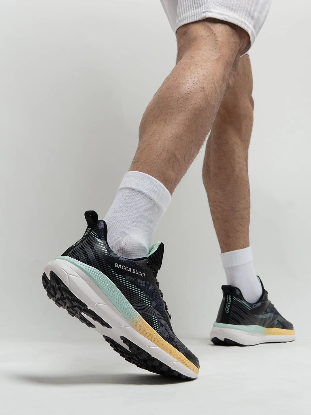 Bacca Bucci Ikatron ?C Men'S Athleisure Sports Shoes With Dual-Density Sole Modern Footwear Grippy Soles