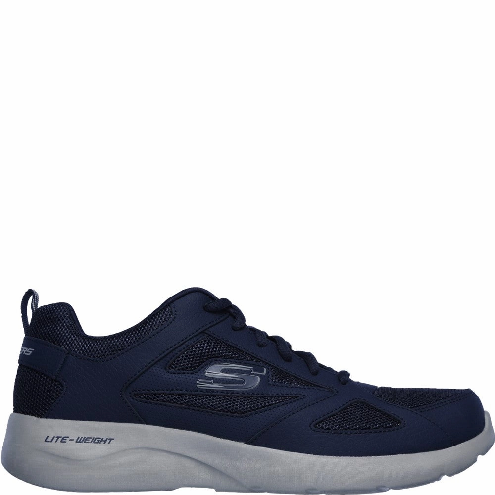 Comfortable Footwear Slip Resistant Skechers Dynamight 2.0 Lace Up Memory Foam Trainer