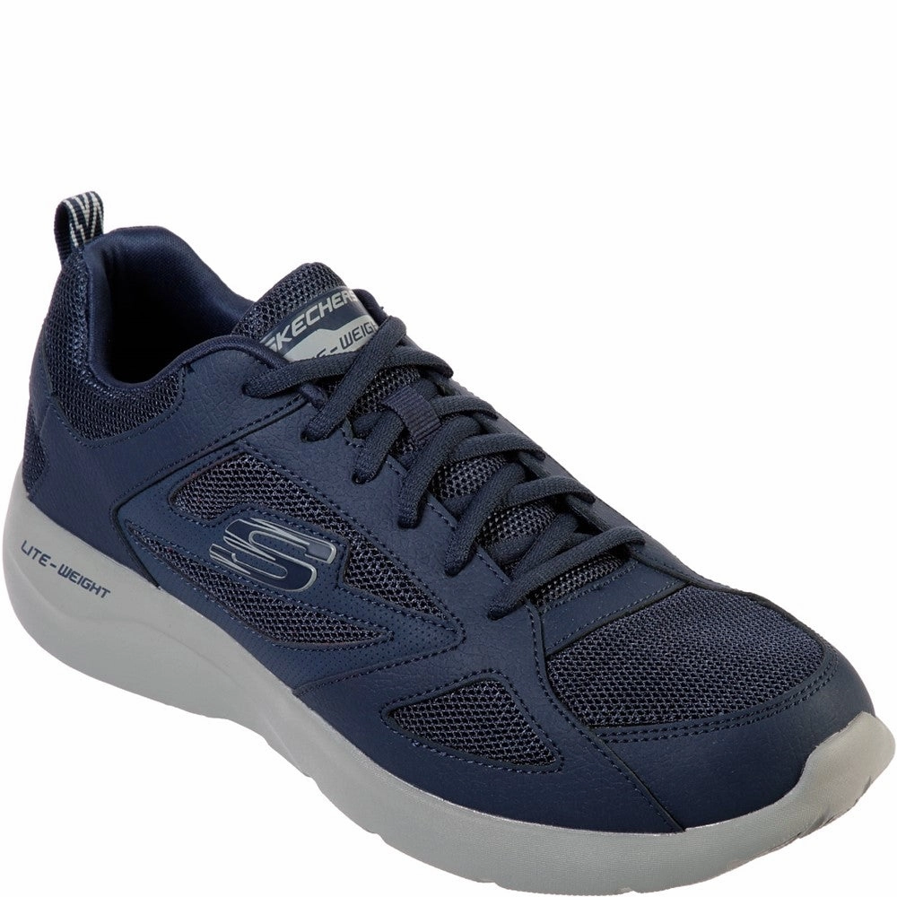 Skechers Dynamight 2.0 Lace Up Memory Foam Trainer Breathable Mesh