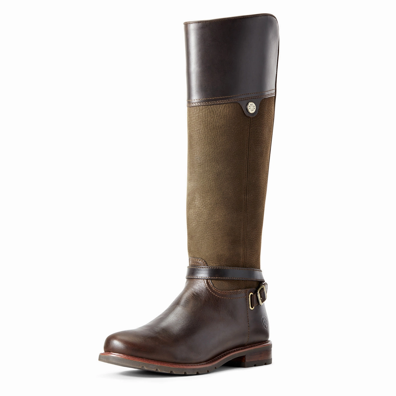 Slip Resistant Easy On/Off Ariat Womens Carden Waterproof Boot Chocolate / Willow