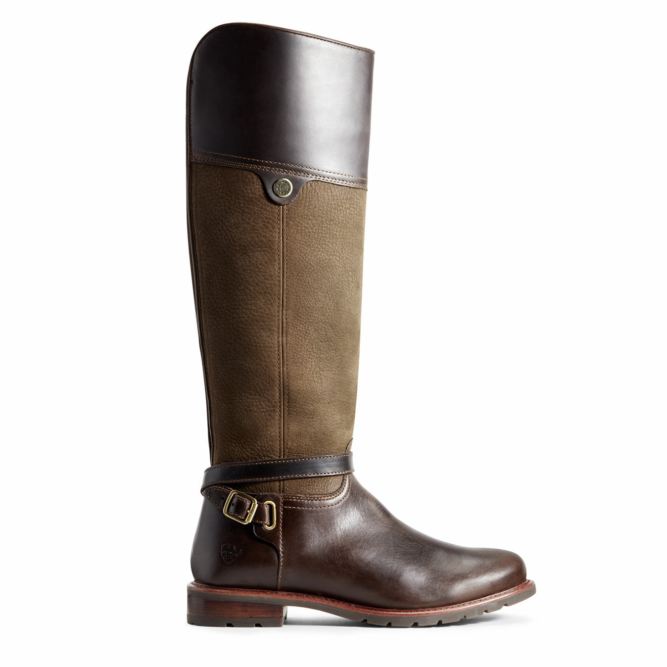 Ariat Womens Carden Waterproof Boot Chocolate / Willow Comfort Sole
