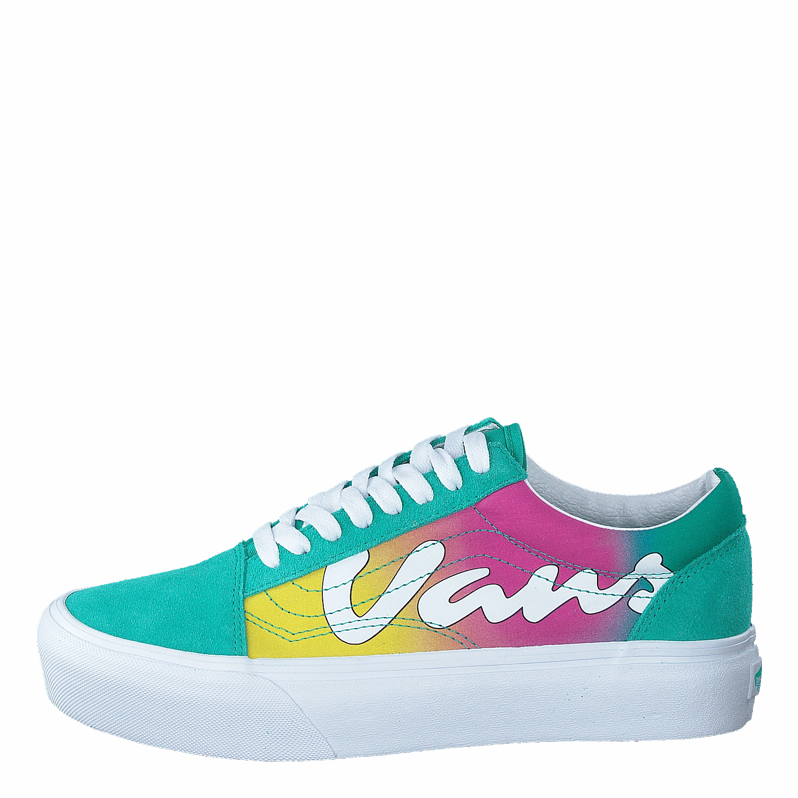 Stylish Footwear Water Resistant Ua Old Skool Platform (Spring Fade)Atlantstrwht