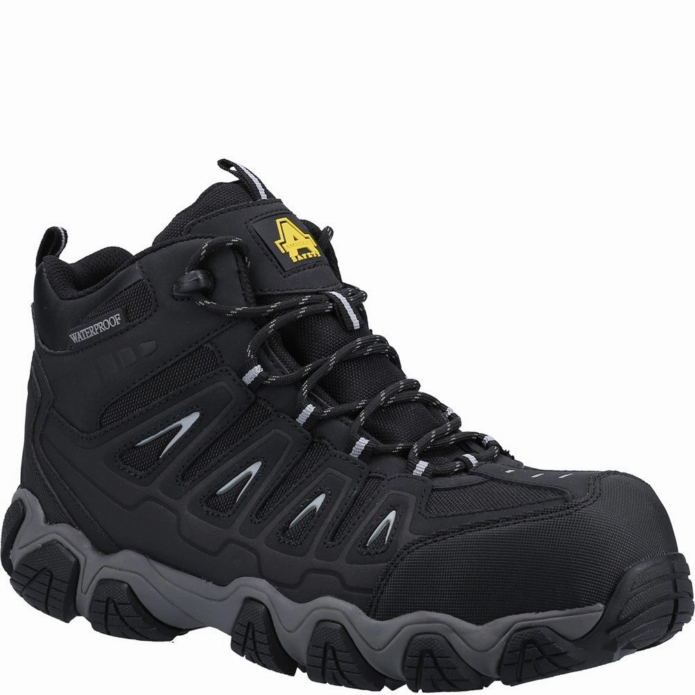 Amblers Safety As801 Rockingham Waterproof Non-Metal Safety Hiker Walking Shoes Flat Feet Shoes