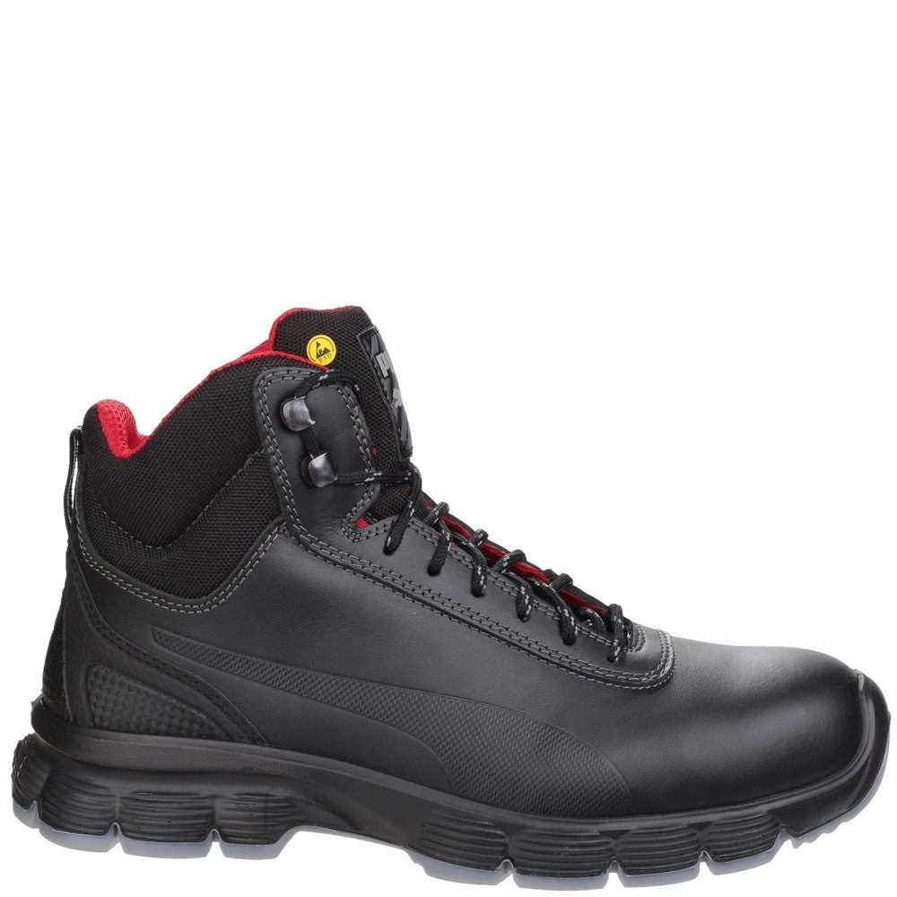 Puma Safety Pioneer Mid Lace Up Safety Boot Travel Footwear Daylong Comfort