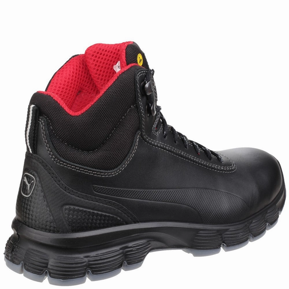 Puma Safety Pioneer Mid Lace Up Safety Boot Slip On Shoes Functional Footwear
