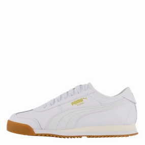 Roma 68 Revival White Leather Shoes Durable