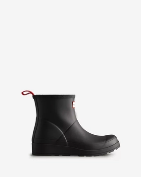 Hunter Women'S Play Short Rain Boots Black Wfs2020Rma Blk Lightweight Daylong Comfort