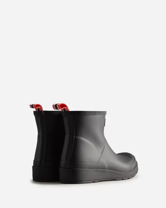 Hunter Women'S Play Short Rain Boots Black Wfs2020Rma Blk Cushioned