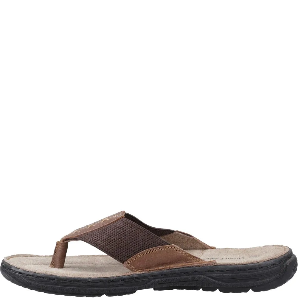 Memory Foam Stable Hush Puppies Alan Toepost Sandal