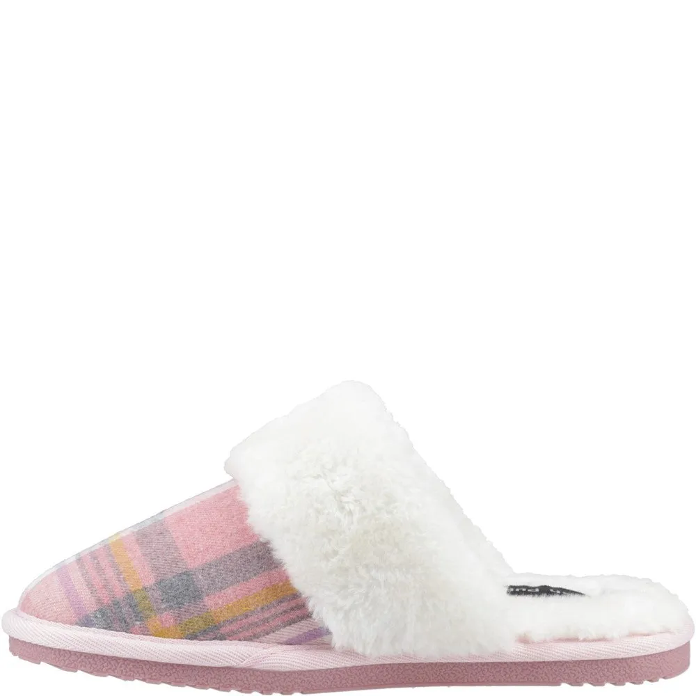 Sustainable Hush Puppies Arianna Plaid Slipper