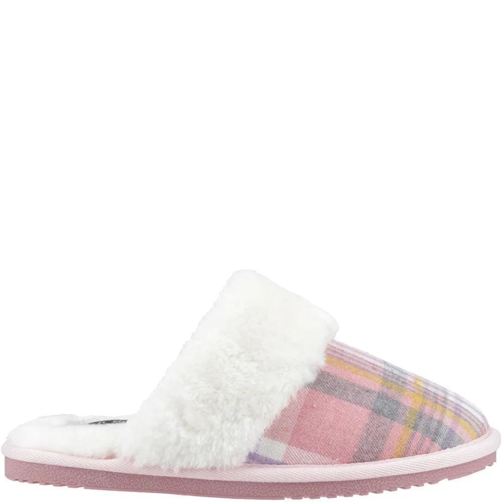 Supportive Shoes Statement Footwear Hush Puppies Arianna Plaid Slipper