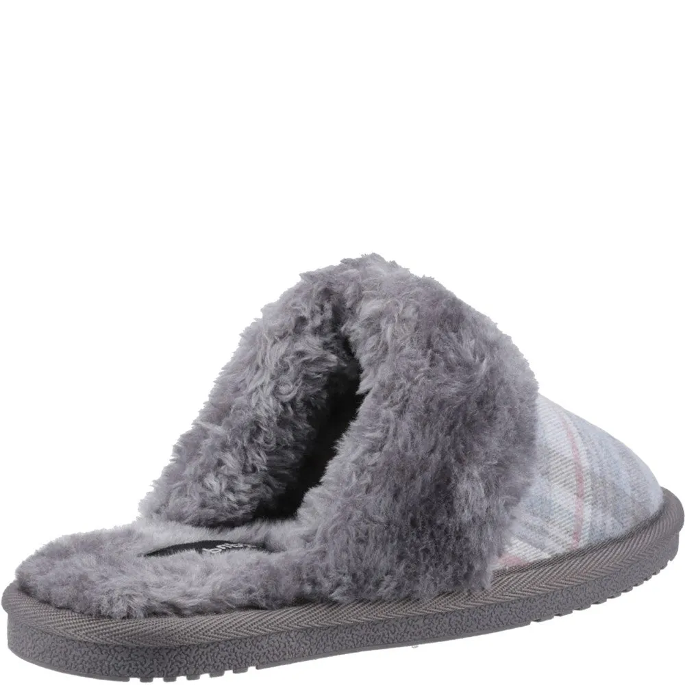Secure Fit Hush Puppies Arianna Plaid Slipper