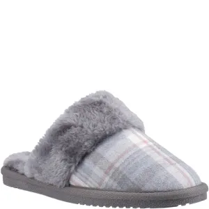 Orthotic Friendly Hush Puppies Arianna Plaid Slipper