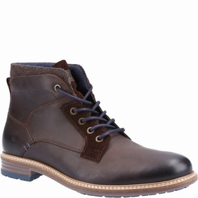 Leather Shoes Easy On/Off Hush Puppies Joel Boot