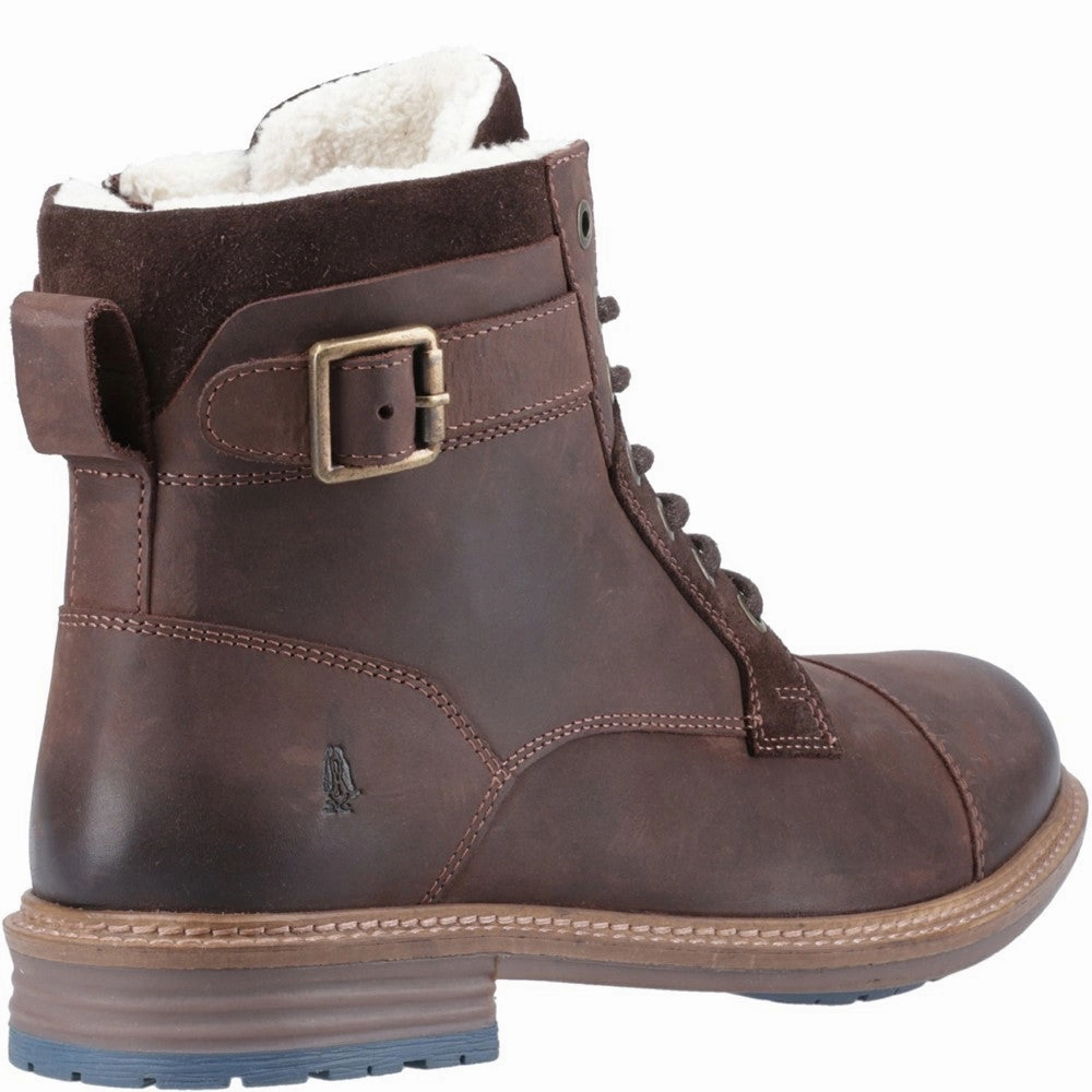 Versatile Style Leather Shoes Hush Puppies Jordan Buckle Boot