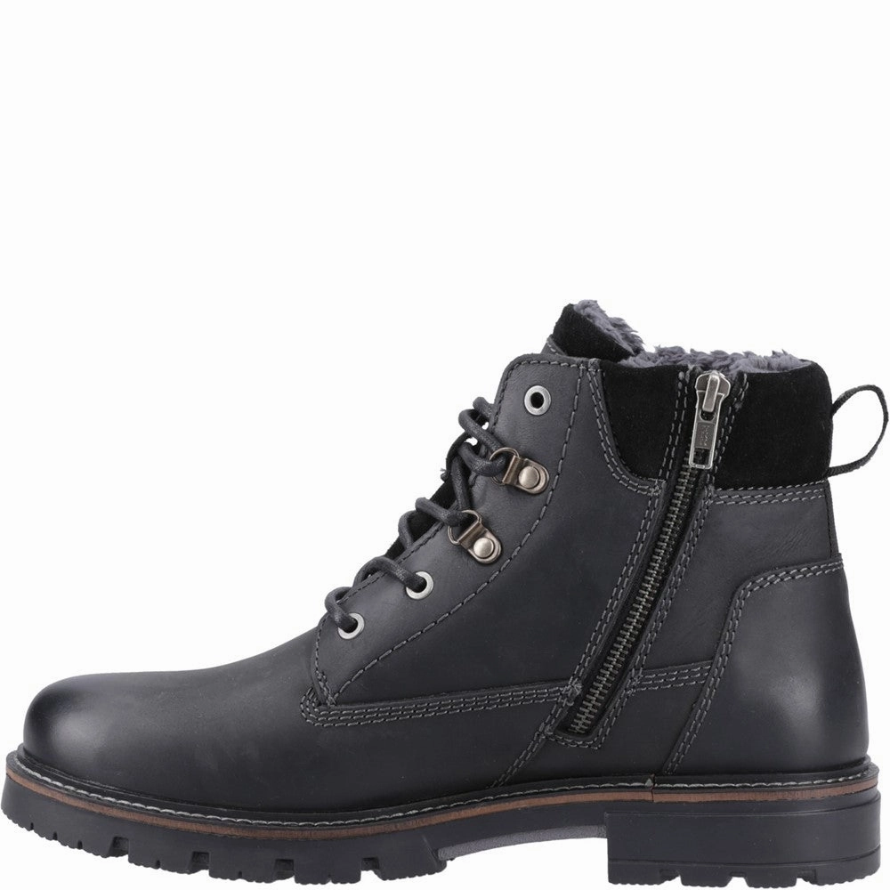 Comfort Sole Cushioned Insoles Hush Puppies Pier Shearling Lace Boot